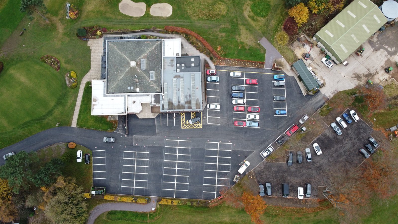 Completed commercial car park resurfacing in Leeds